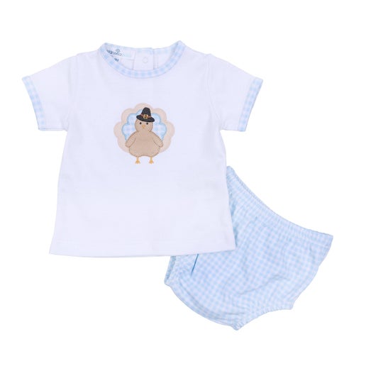 Magnolia Baby Pilgram Pals Applique Diaper Cover Set